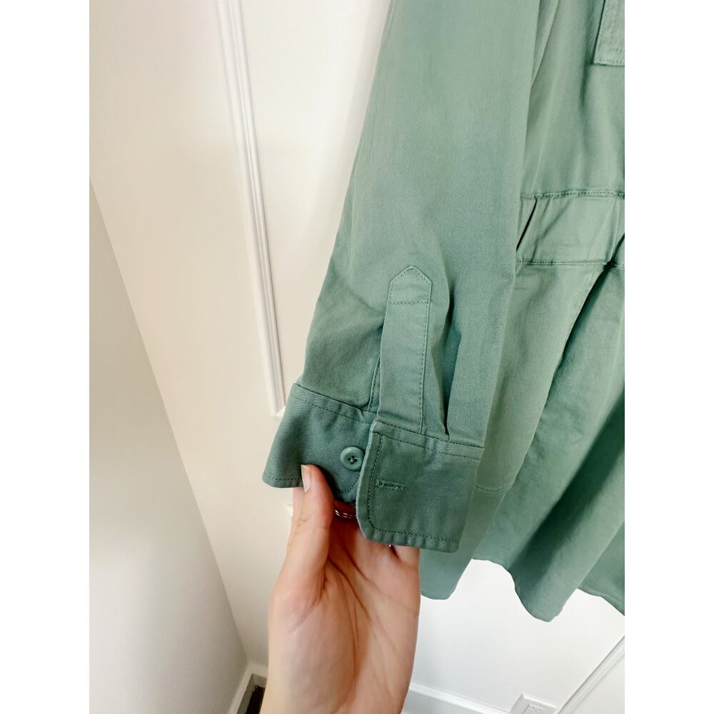 J. Crew Cotton Long Sleeve Zip Up Dress Size 10 - Picture 12 of 13